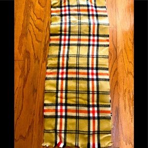UNISEX PLAID SCARF